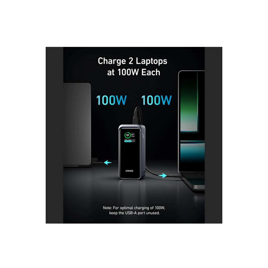 Anker 3-Port 200W 20,000mAh Power Bank with LCD Screen - Gold in Qatar Anker 3-Port 200W 20,000mAh Power Bank with LCD Screen - Gold in Qatar